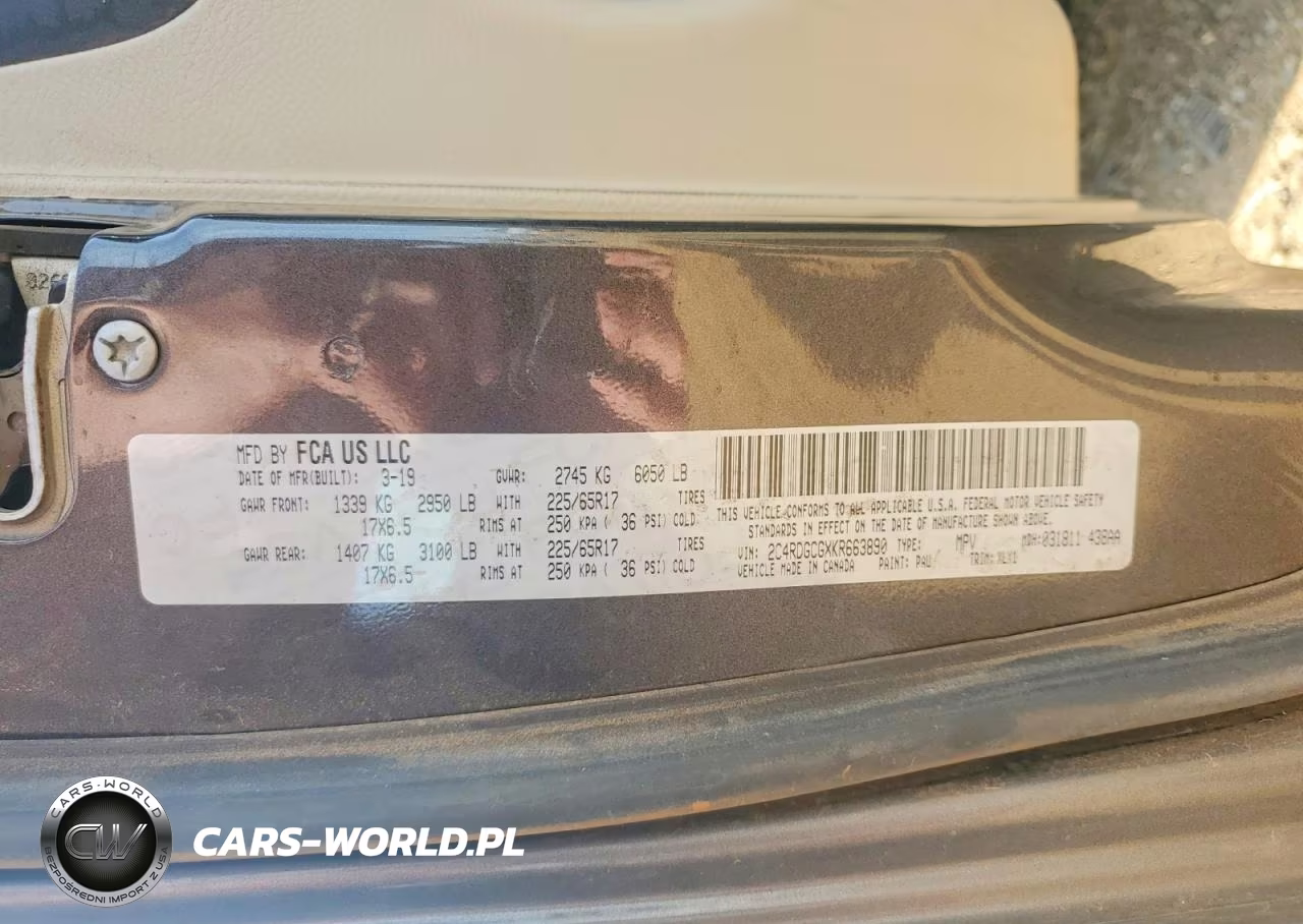 2019 Dodge Grand Caravan Sxt VIN:2C4RDGCGXKR663890 - 14