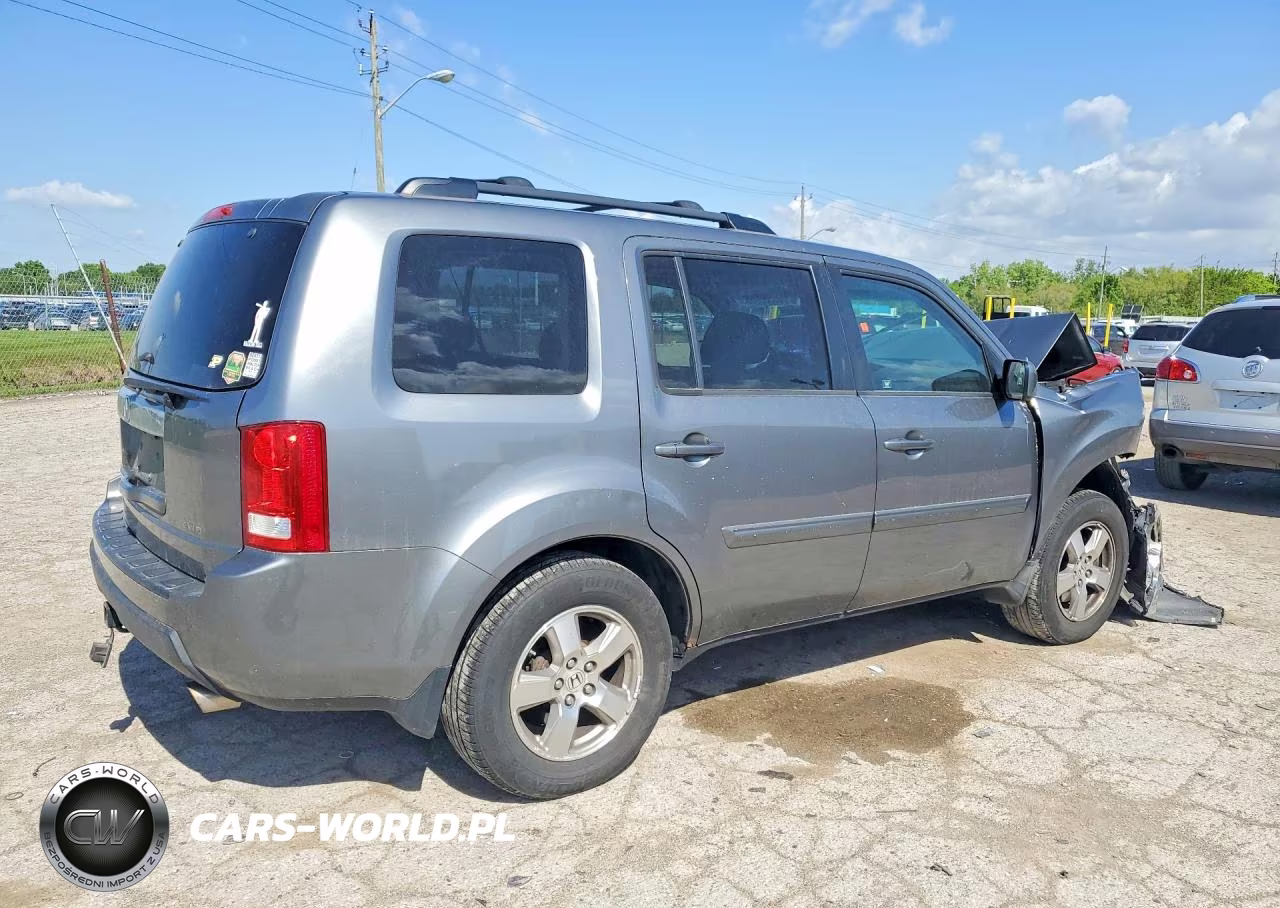 2009 Honda Pilot Exl VIN:5FNYF48679B013764 - 3
