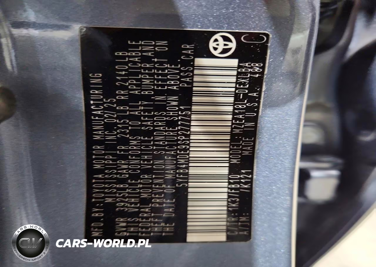 2025 Toyota Corolla Le VIN:5YFB4MDE9SP277751 - 13