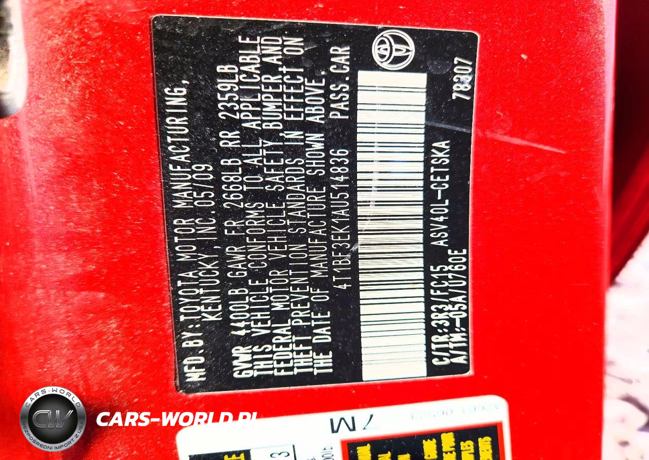 2010 Toyota Camry Se VIN:4T1BF3EK1AU514836 - 13