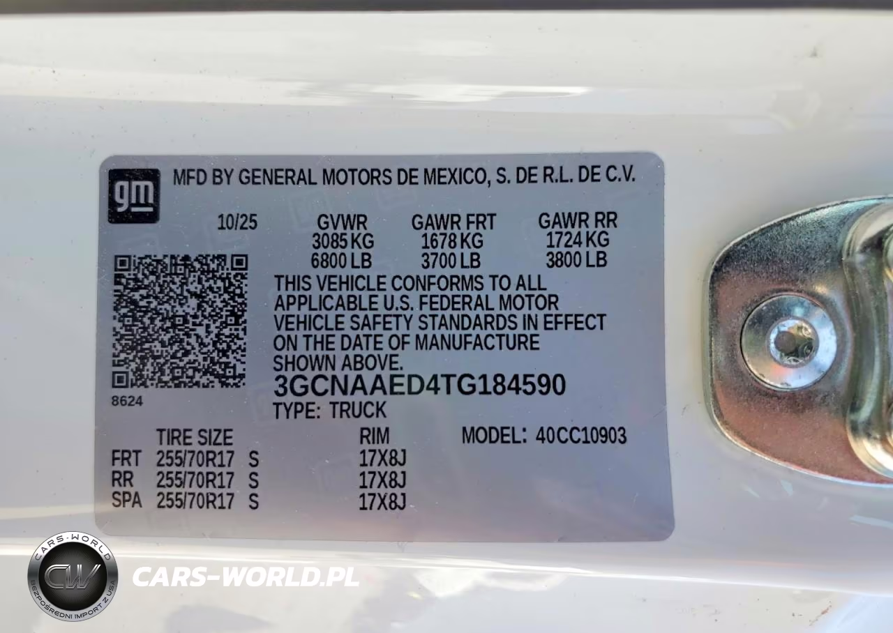 2026 Chevrolet Silverado C1500 VIN:3GCNAAED4TG184590 - 13