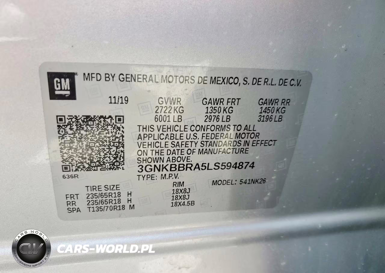 2020 Chevrolet Blazer 1Lt VIN:3GNKBBRA5LS594874 - 13