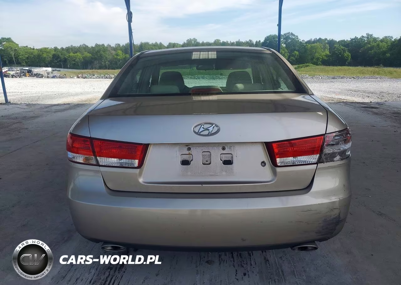 2006 Hyundai Sonata Gls V6 VIN:5NPEU46F66H025168 - 6