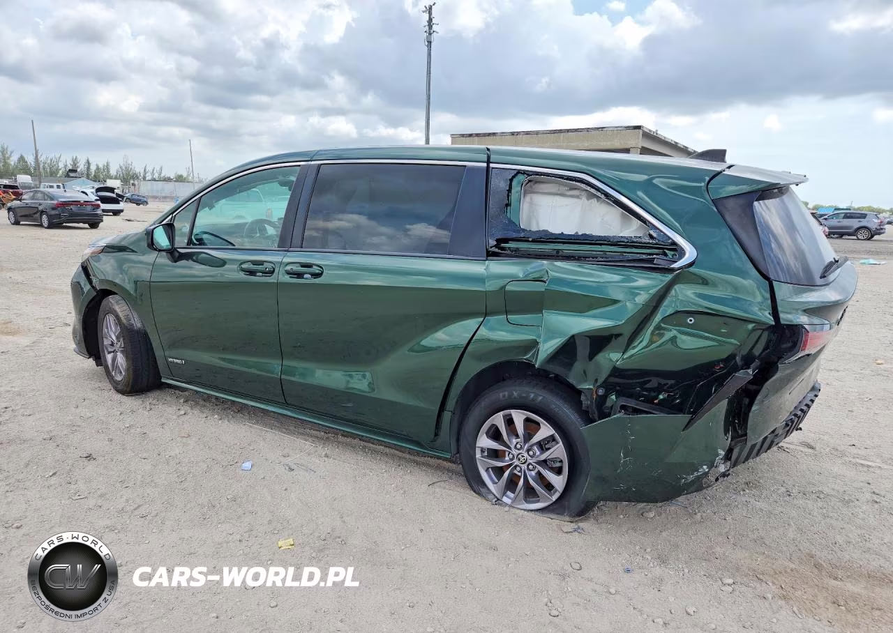 2021 Toyota Sienna Le VIN:5TDKRKECXMS001401 - 2