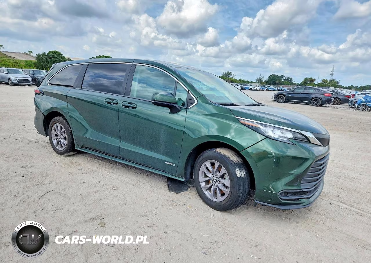 2021 Toyota Sienna Le VIN:5TDKRKECXMS001401 - 4