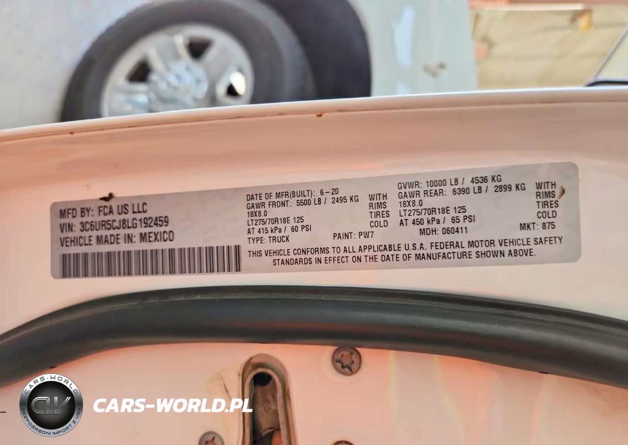 2020 Ram 2500 Tradesman VIN:3C6UR5CJ8LG192459 - 12