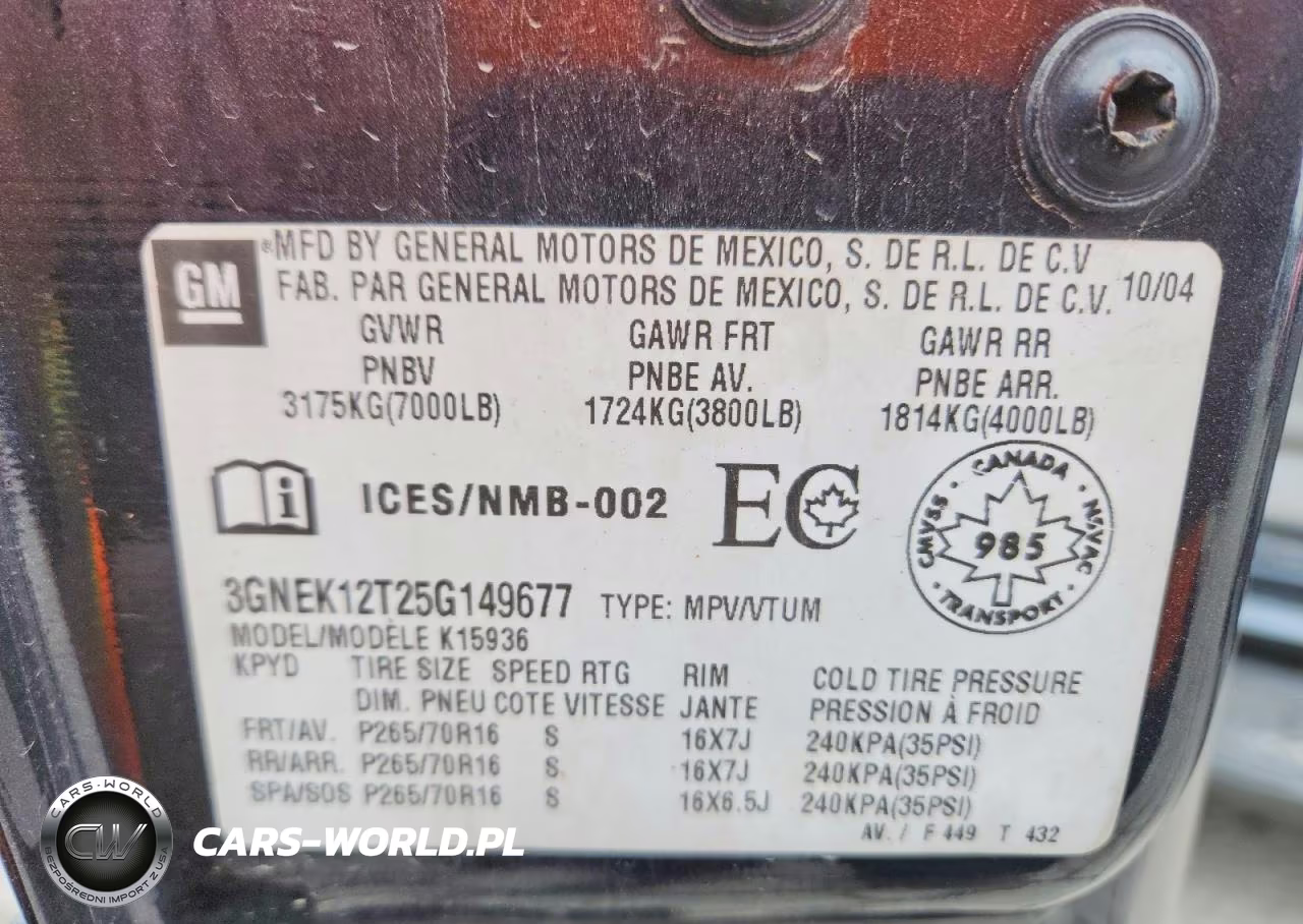 2005 Chevrolet Avalanche K1500 VIN:3GNEK12T25G149677 - 12