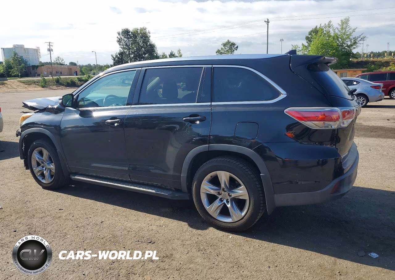 2014 Toyota Highlander Limited VIN:5TDYKRFH9ES019309 - 2