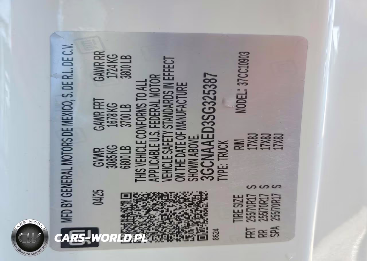 2025 Chevrolet Silverado C1500 VIN:3GCNAAED3SG325387 - 13