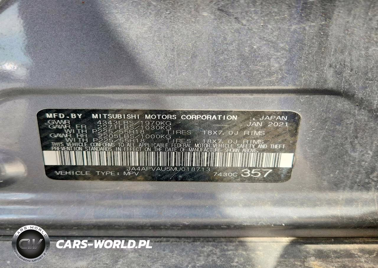 2021 Mitsubishi Outlander Sport Se VIN:JA4APVAU5MU018713 - 12
