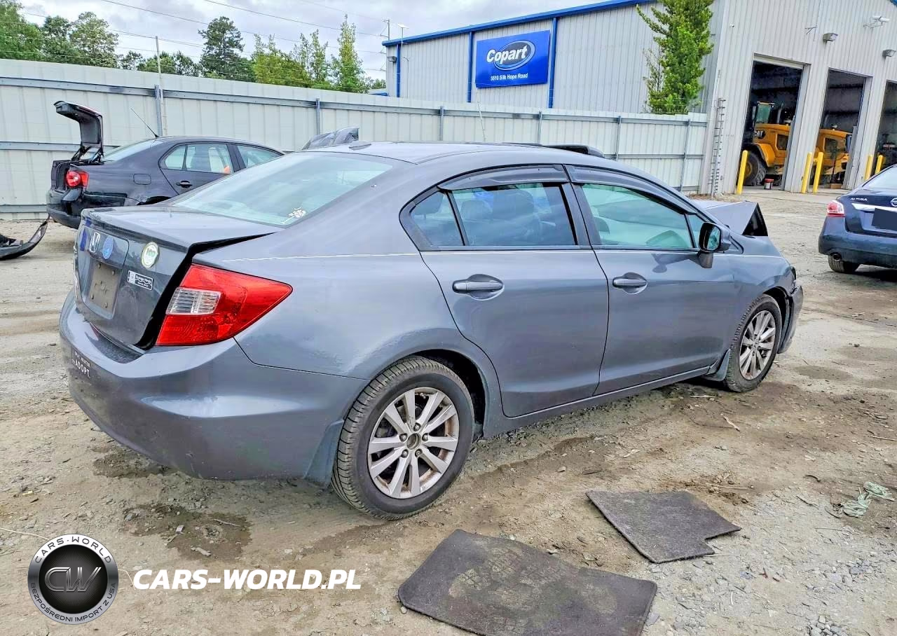 2012 Honda Civic Exl VIN:2HGFB2F93CH507563 - 3