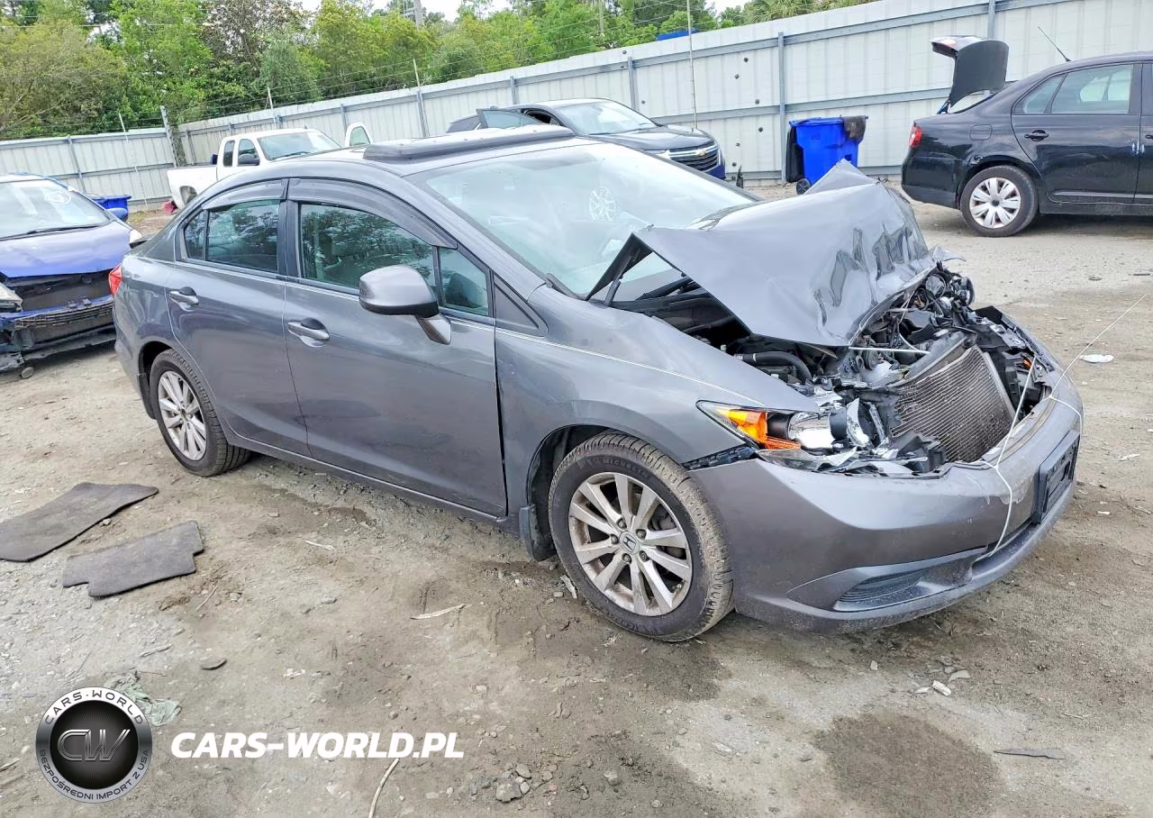 2012 Honda Civic Exl VIN:2HGFB2F93CH507563 - 4