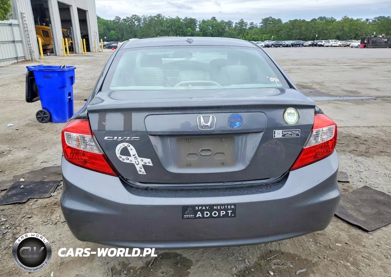 2012 Honda Civic Exl VIN:2HGFB2F93CH507563 - 6