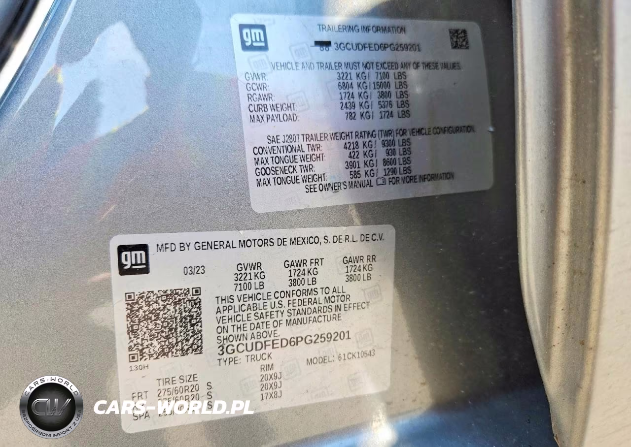 2023 Chevrolet Silverado K1500 Lt Trail Boss VIN:3GCUDFED6PG259201 - 12
