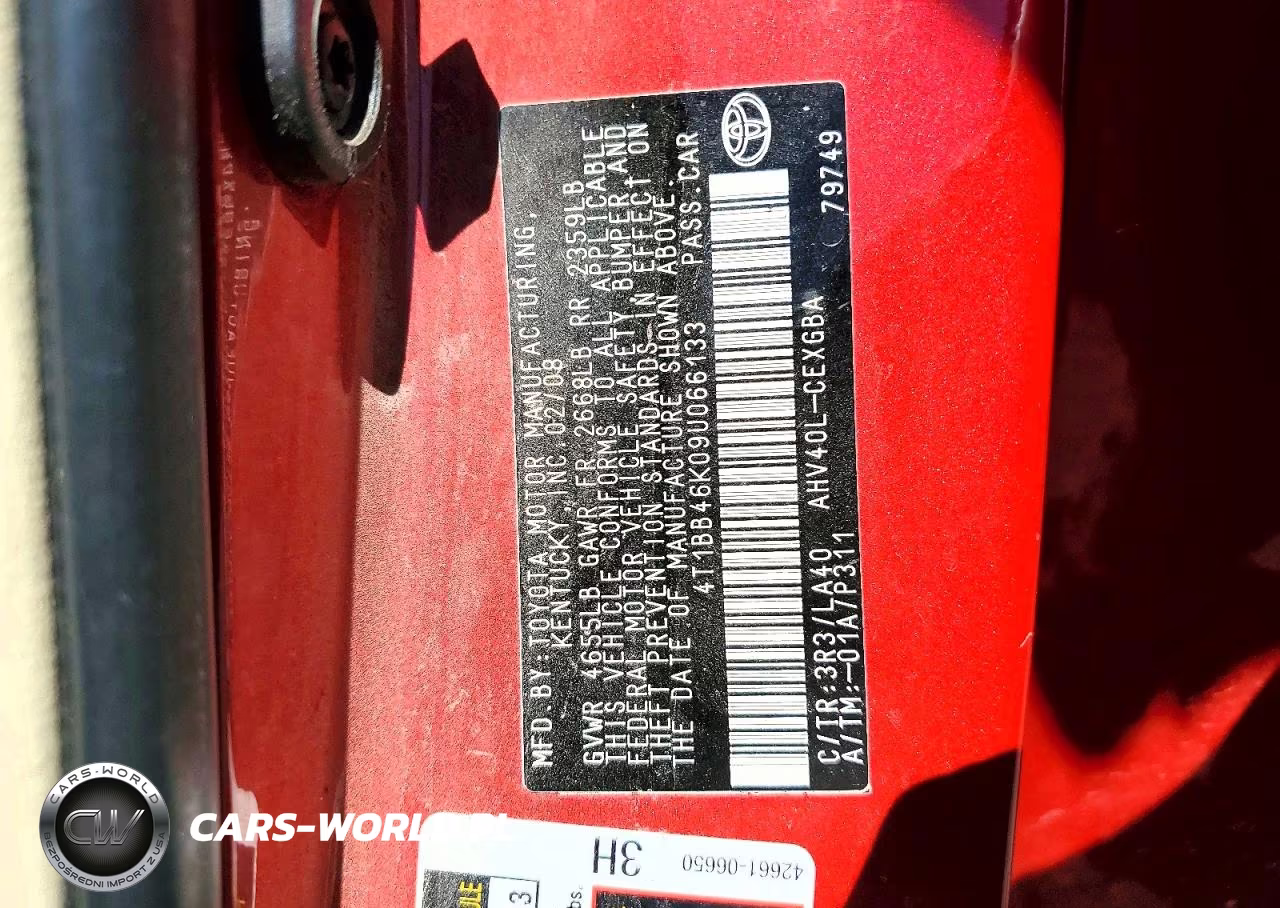 2009 Toyota Camry Hybrid VIN:4T1BB46K09U066133 - 12
