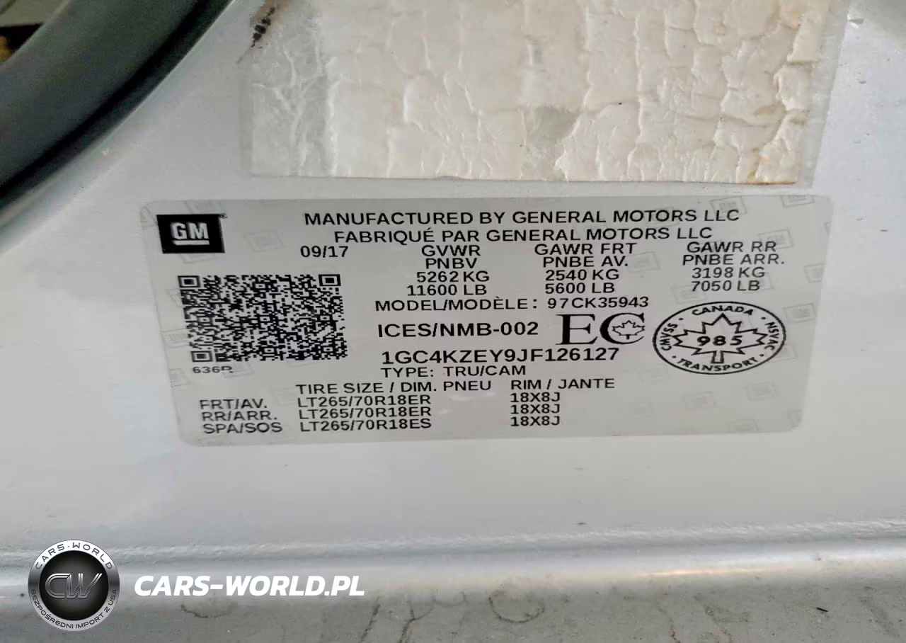 2018 Chevrolet Silverado K3500 Lt VIN:1GC4KZEY9JF126127 - 12