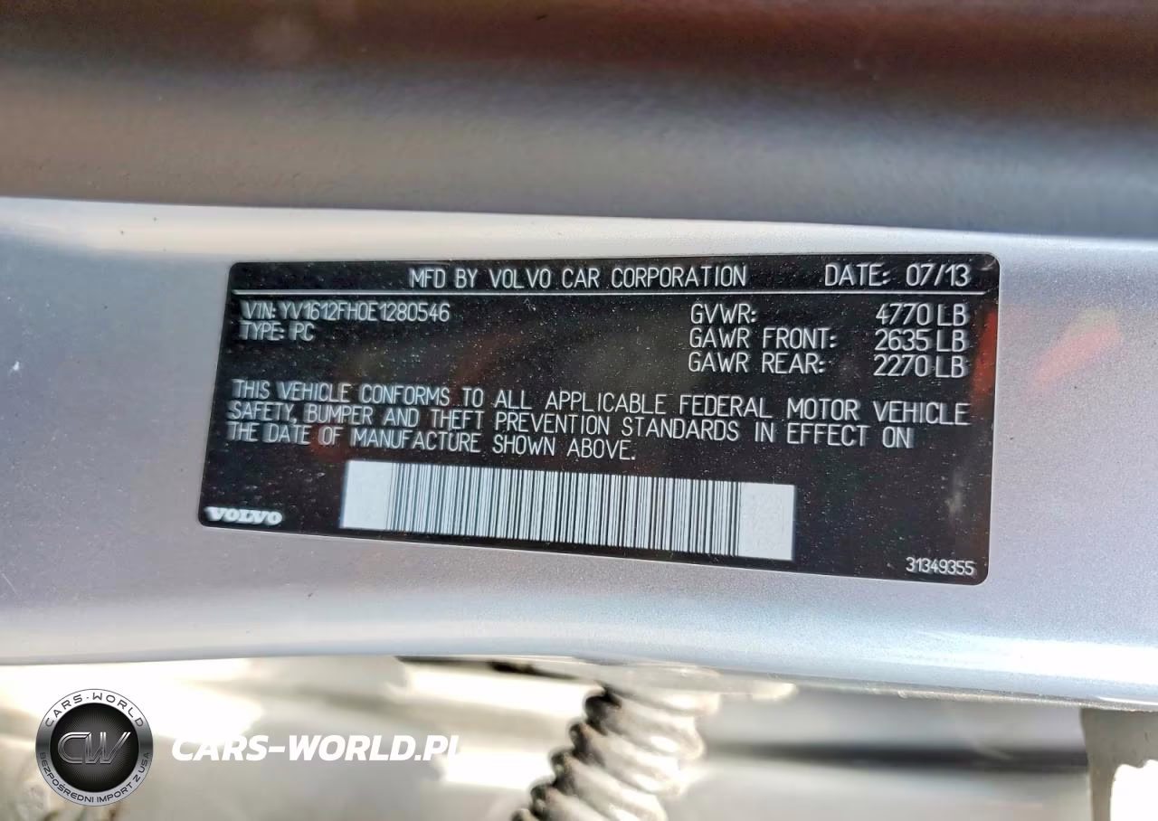 2014 Volvo S60 T5 VIN:YV1612FH0E1280546 - 12