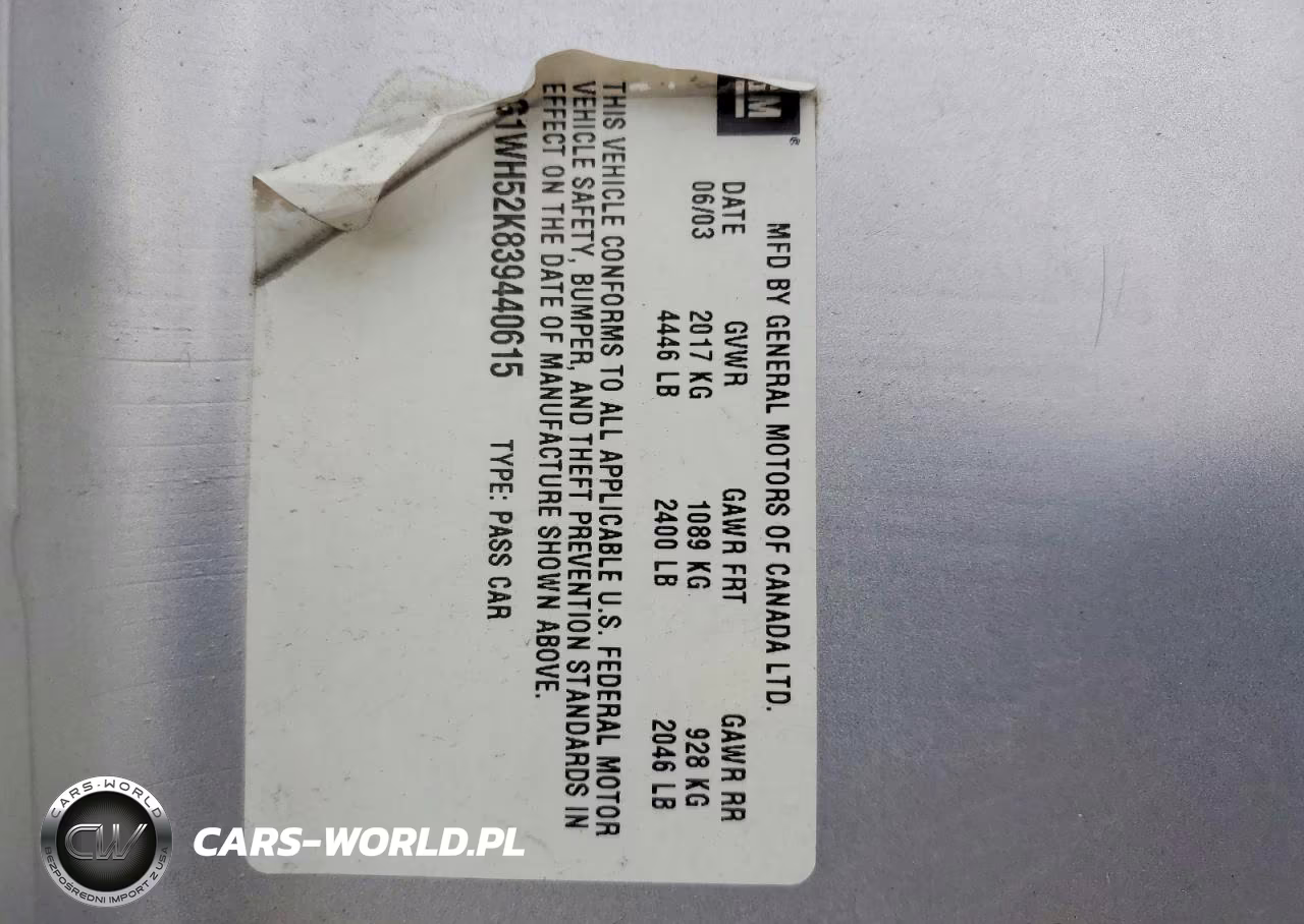 2003 Chevrolet Impala Ls VIN:2G1WH52K839440615 - 12