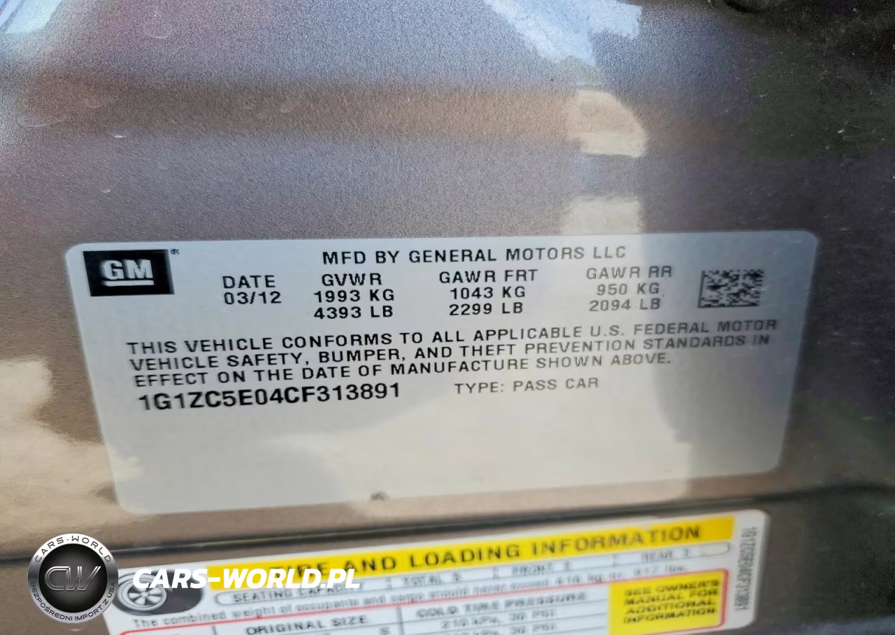 2012 Chevrolet Malibu 1Lt VIN:1G1ZC5E04CF313891 - 13