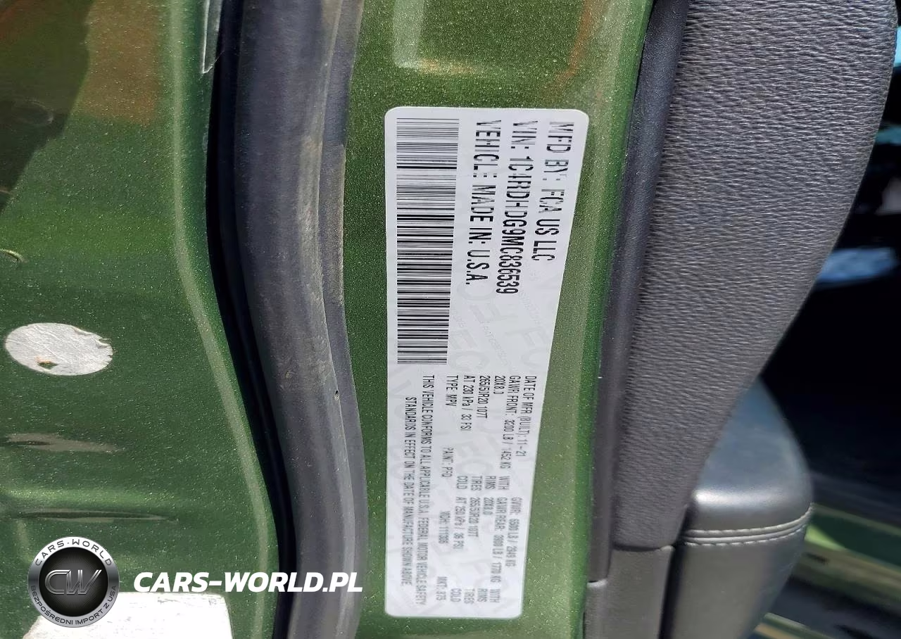 2021 Dodge Durango Gt VIN:1C4RDHDG9MC836539 - 14