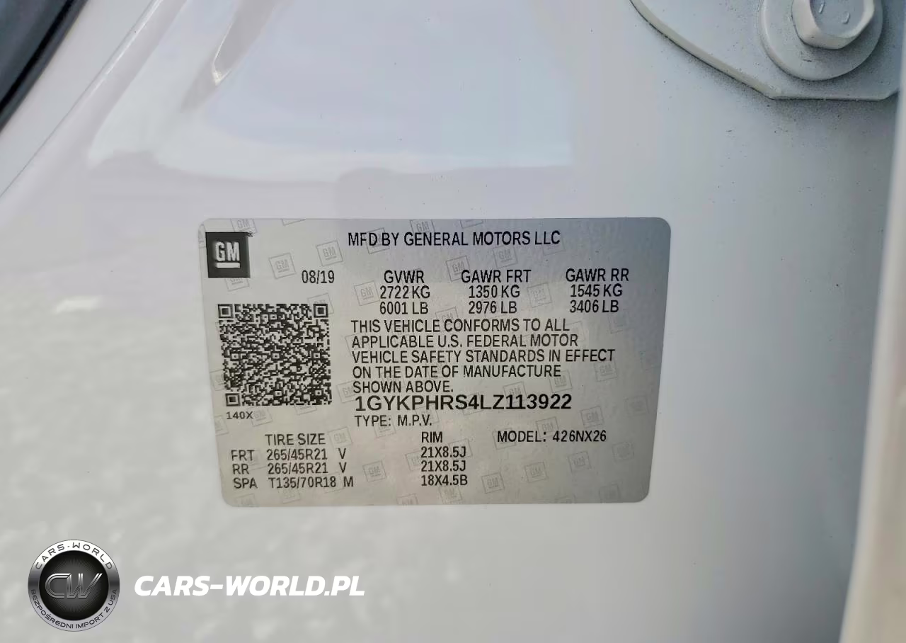 2020 Cadillac Xt6 Sport VIN:1GYKPHRS4LZ113922 - 14