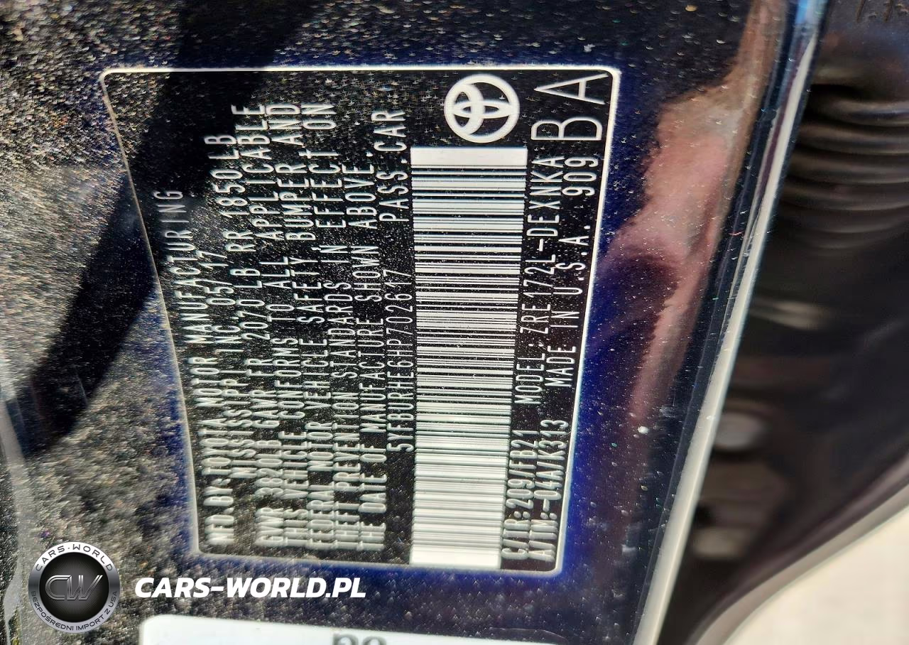 2017 Toyota Corolla Le VIN:5YFBURHE6HP702617 - 12
