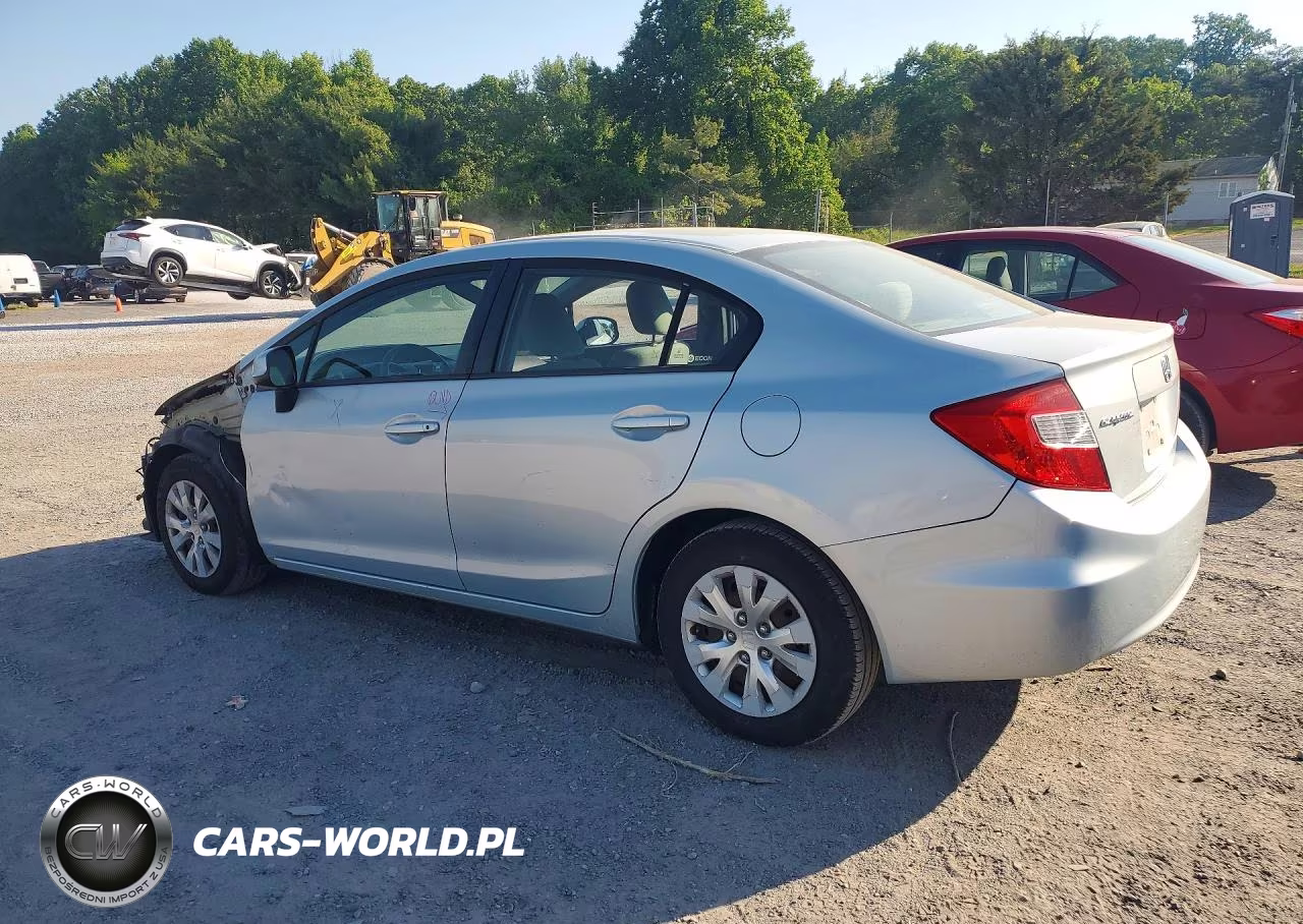 2012 Honda Civic Lx VIN:2HGFB2F50CH608282 - 2