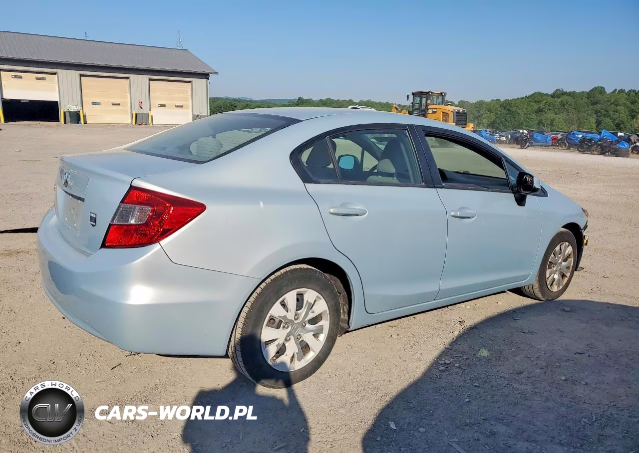 2012 Honda Civic Lx VIN:2HGFB2F50CH608282 - 3