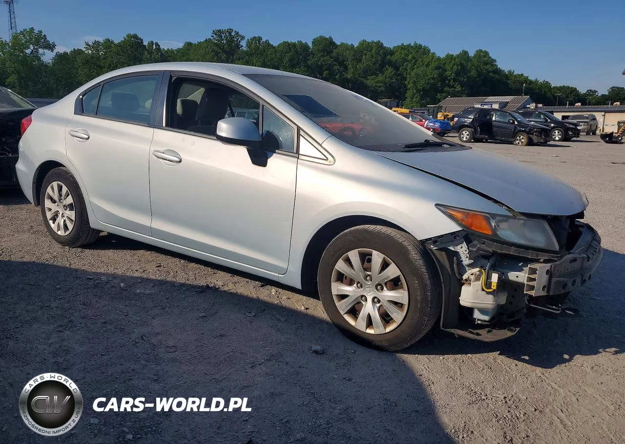 2012 Honda Civic Lx VIN:2HGFB2F50CH608282 - 4