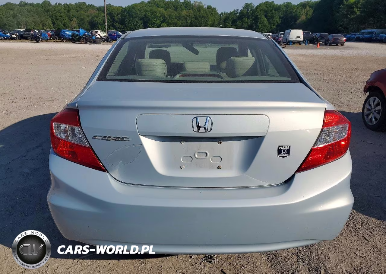 2012 Honda Civic Lx VIN:2HGFB2F50CH608282 - 6