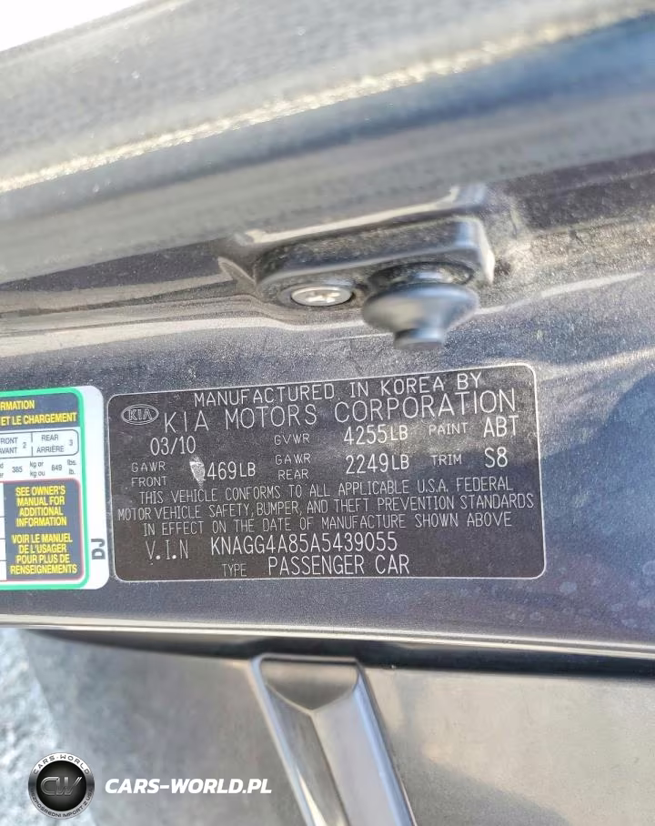 2010 Kia Optima VIN:KNAGG4A85A5439055 - 12