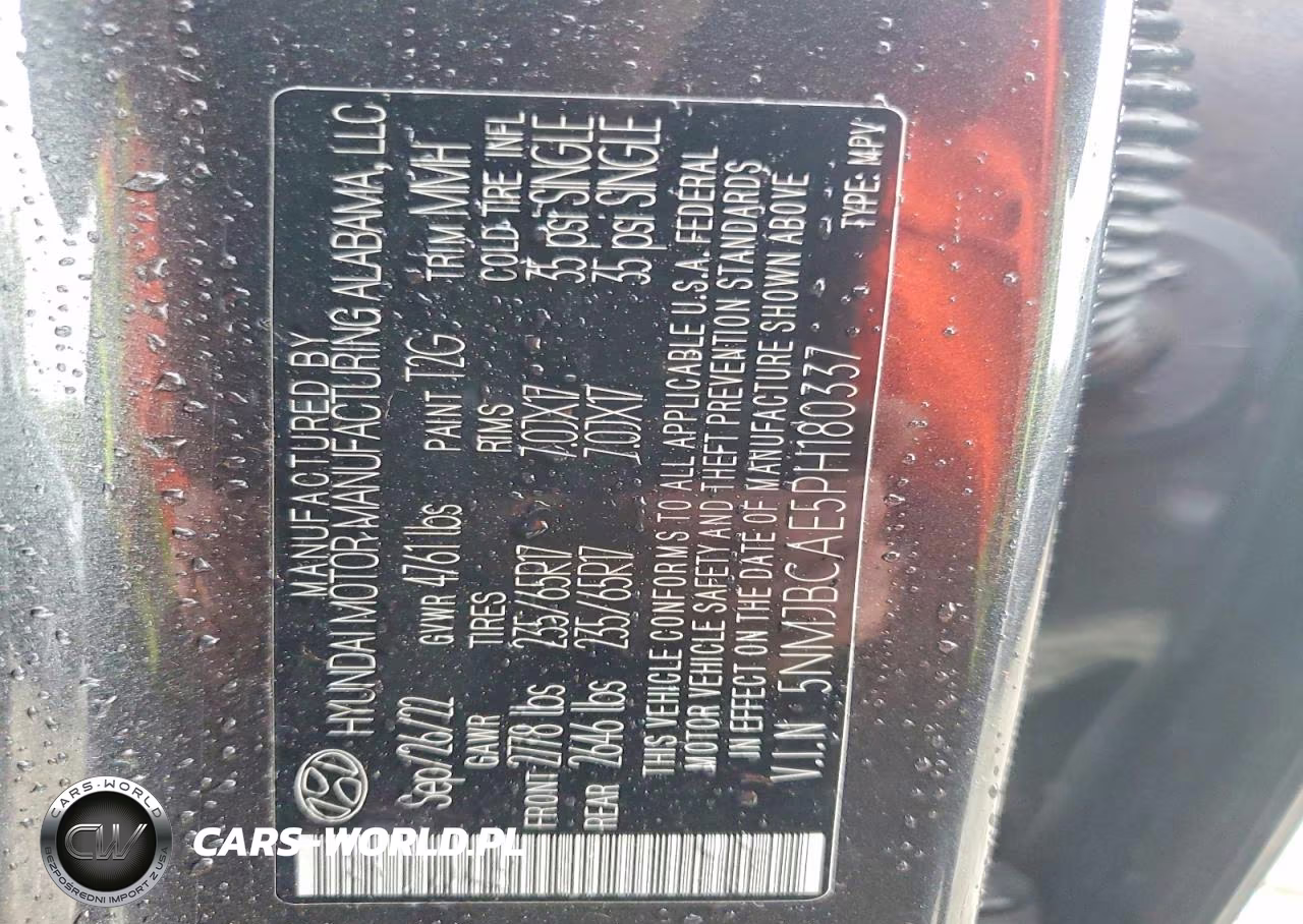 2023 Hyundai Tucson Sel VIN:5NMJBCAE5PH180337 - 13