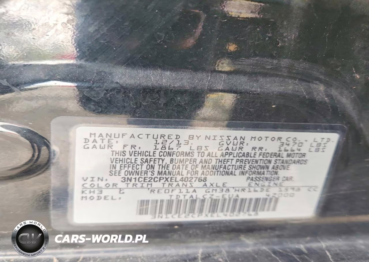 2014 Nissan Versa Note S VIN:3N1CE2CPXEL402768 - 13