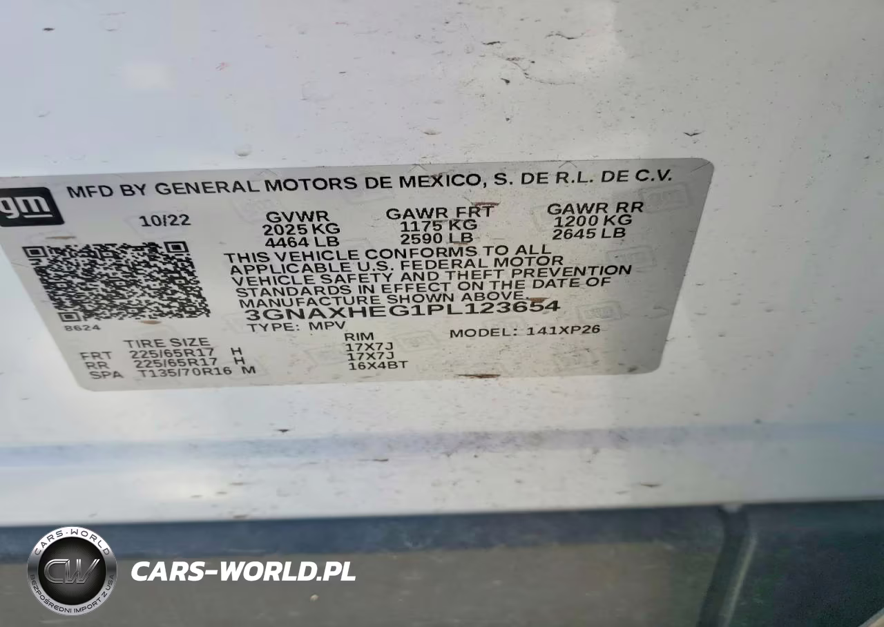 2023 Chevrolet Equinox Ls VIN:3GNAXHEG1PL123654 - 13