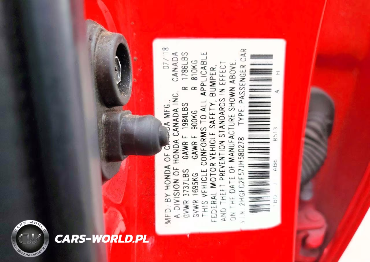 2018 Honda Civic Lx VIN:2HGFC2F57JH580278 - 12