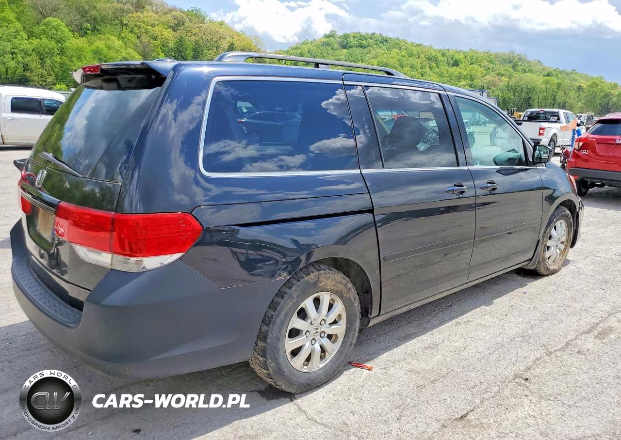 2008 Honda Odyssey Ex-L With Res VIN:5FNRL387X8B060740 - 3
