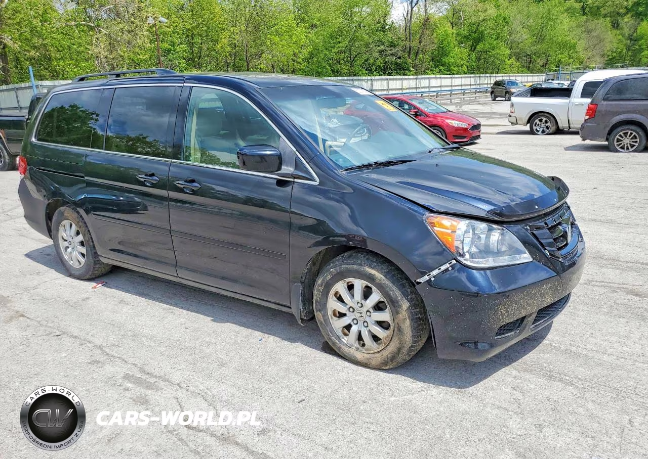 2008 Honda Odyssey Ex-L With Res VIN:5FNRL387X8B060740 - 4