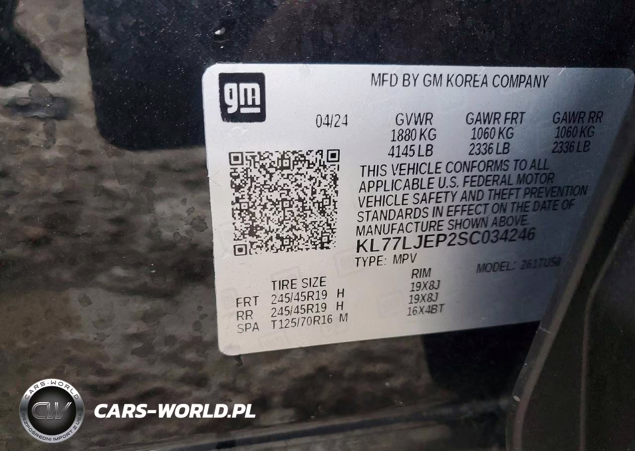 2025 Chevrolet Trax 2Rs VIN:KL77LJEP2SC034246 - 12