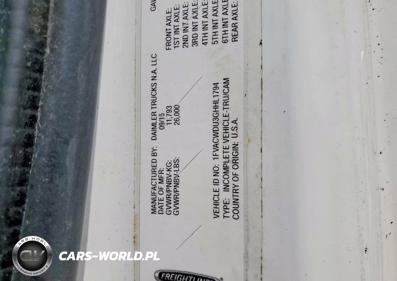 2016 Freightliner Business Class M2 Box Truck VIN:1FVACWDU3GHHL1794 - 13