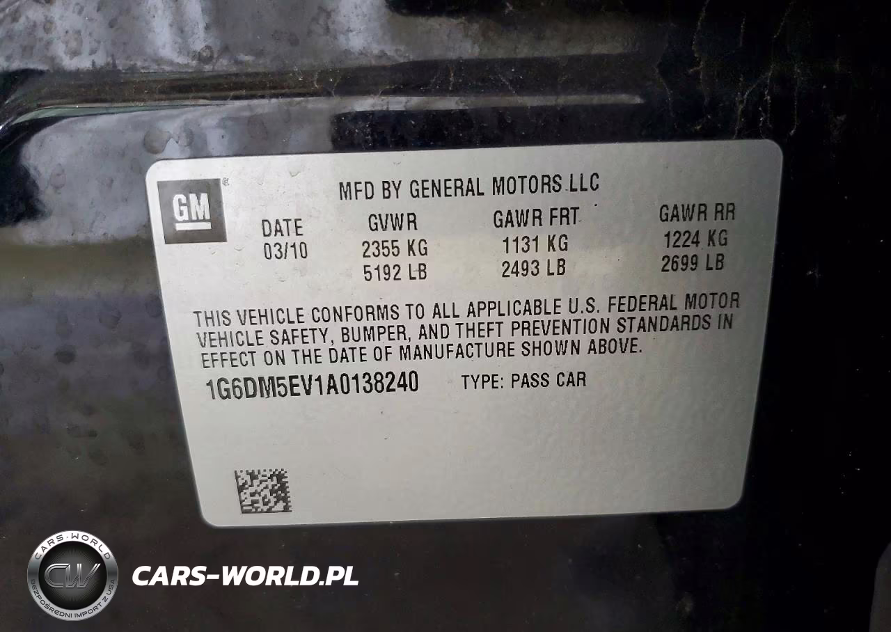 2010 Cadillac Cts Performance Collection VIN:1G6DM5EV1A0138240 - 12