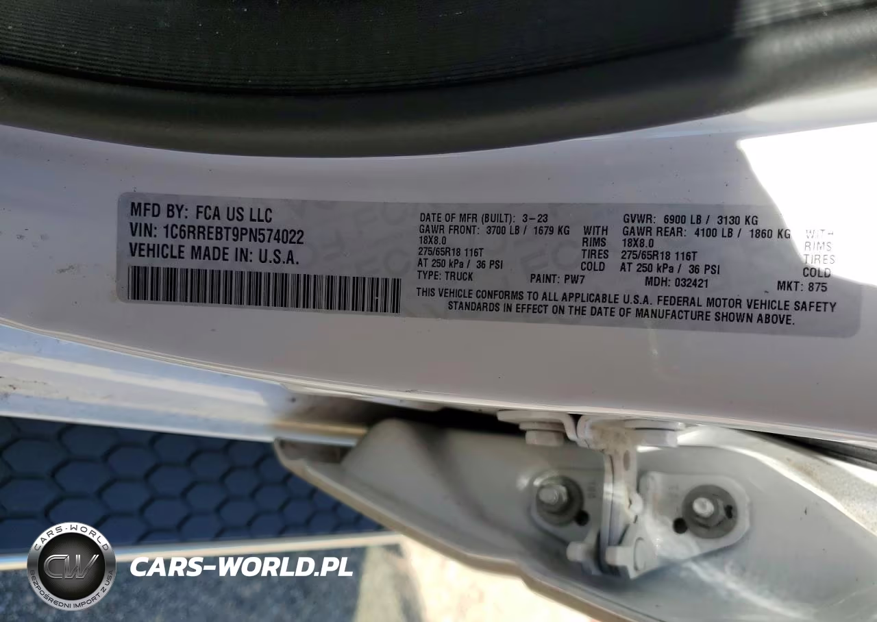 2023 Ram 1500 Big Horn VIN:1C6RREBT9PN574022 - 12