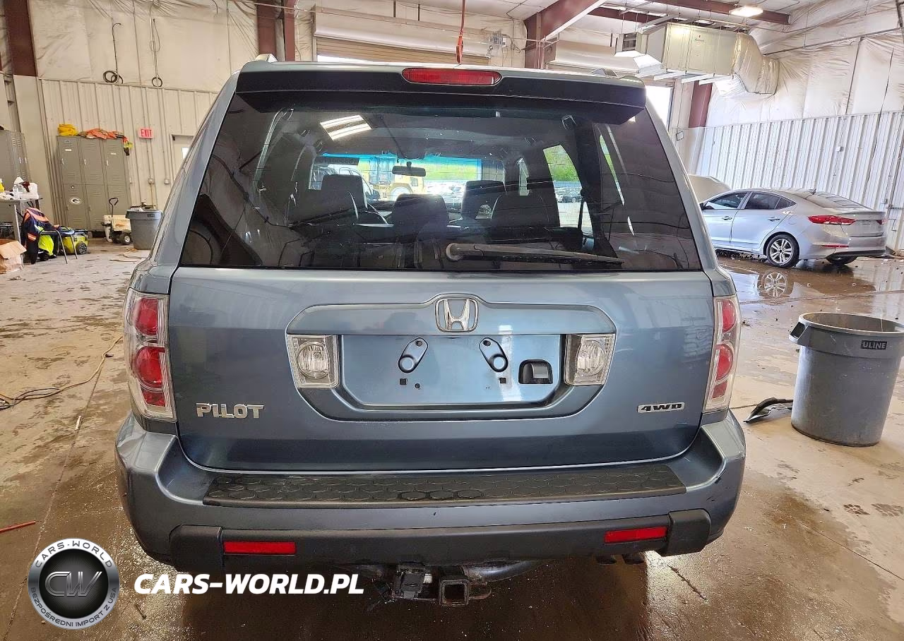 2006 Honda Pilot Ex VIN:2HKYF18716H529901 - 6