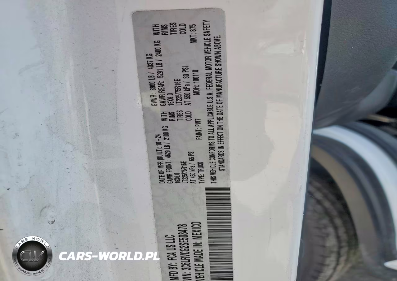 2025 Ram Promaster 2500 2500 High VIN:3C6LRVCG2SE508478 - 14