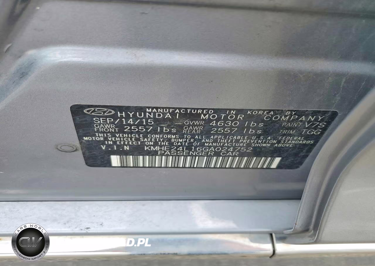 2016 Hyundai Sonata VIN:KMHE24L16GA024752 - 12