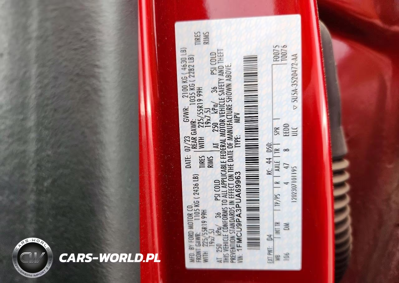 2023 Ford Escape St Line Elite VIN:1FMCU9PA3PUA69963 - 13