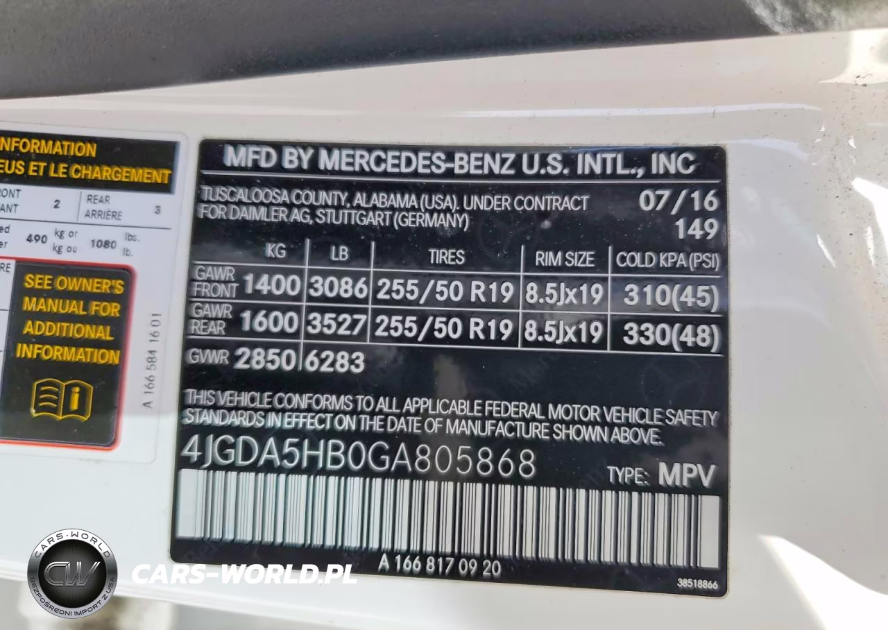2016 Mercedes-Benz Gle 350 4Matic VIN:4JGDA5HB0GA805868 - 13
