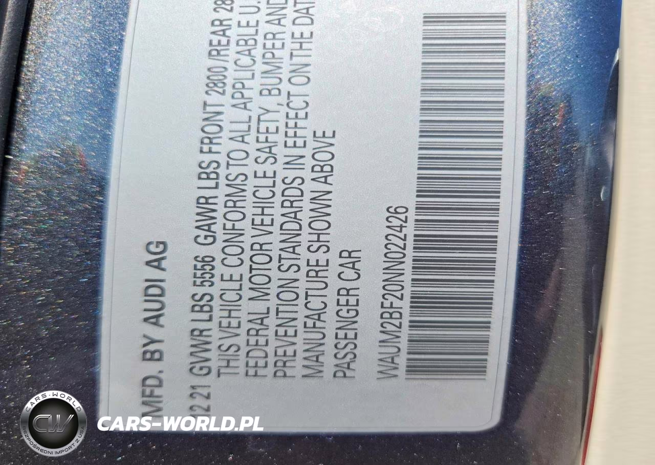 2022 Audi A6 Prestige VIN:WAUM2BF20NN022426 - 12