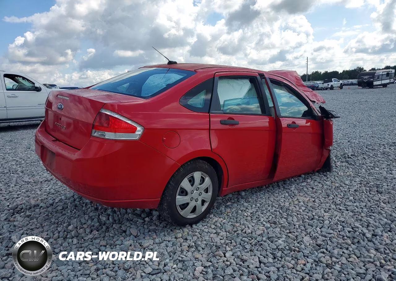 2008 Ford Focus S VIN:1FAHP34N98W195567 - 3