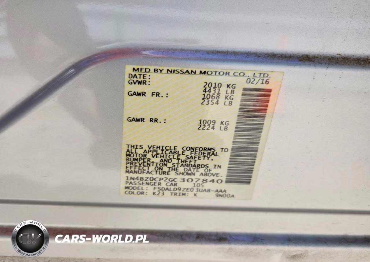 2016 Nissan Leaf Sv VIN:1N4BZ0CP2GC307840 - 12