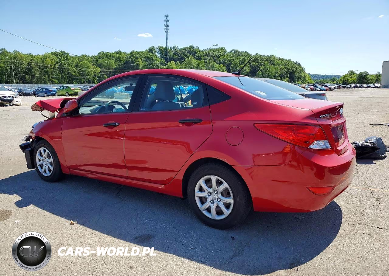 2012 Hyundai Accent Gls VIN:KMHCT4AE1CU072789 - 2